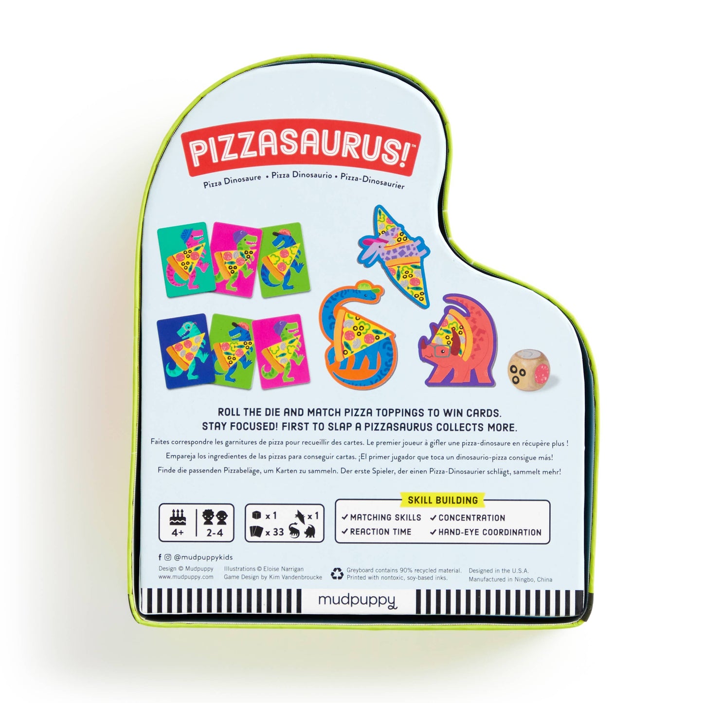 Chronicle Books - Pizzasaurus! Shaped Box Game