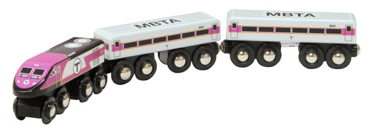 MBTAgifts - Boston MBTA Commuter Rail Wooden Toy Train