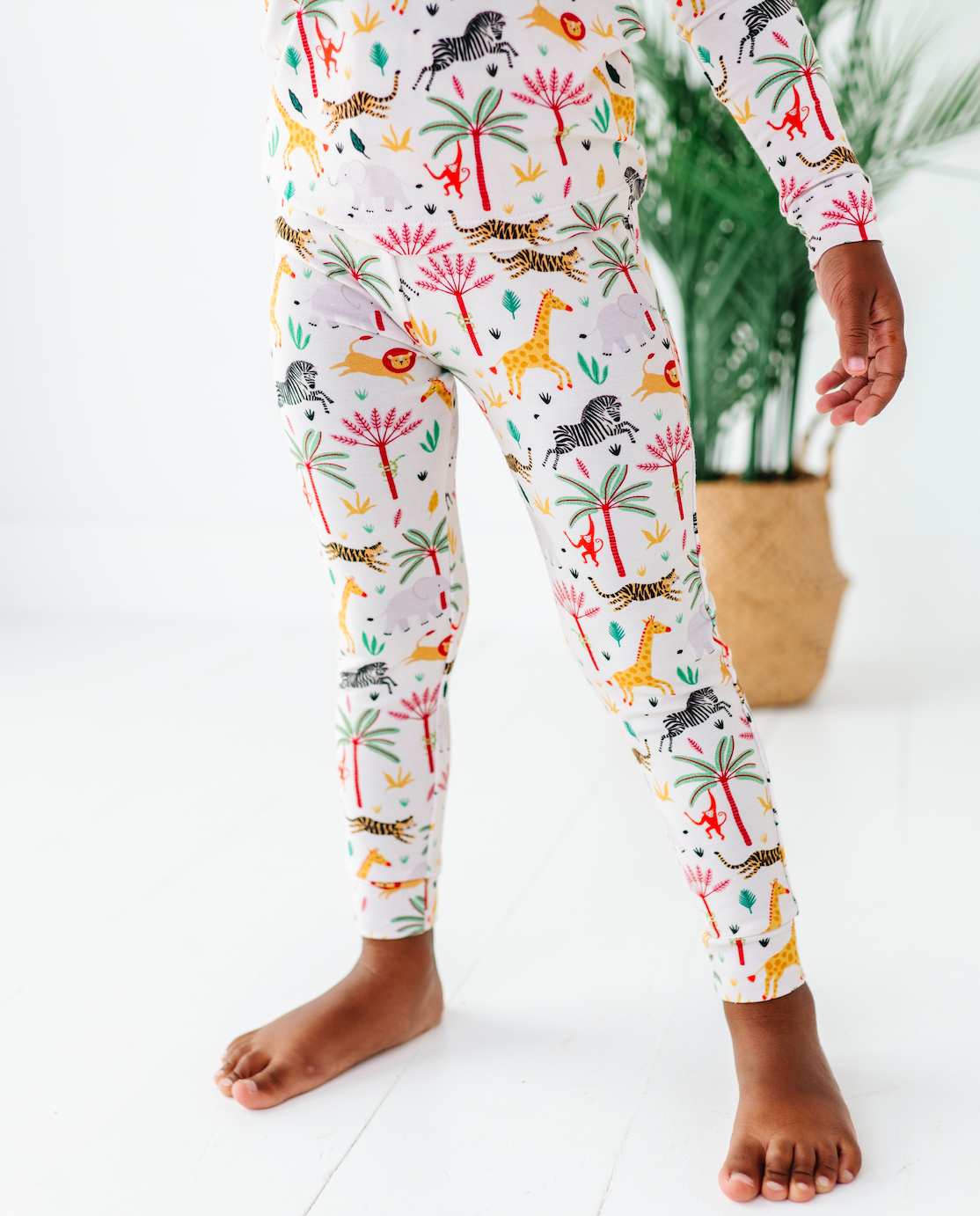 Bird & Bean® - Kids Bamboo Pajamas - Safari