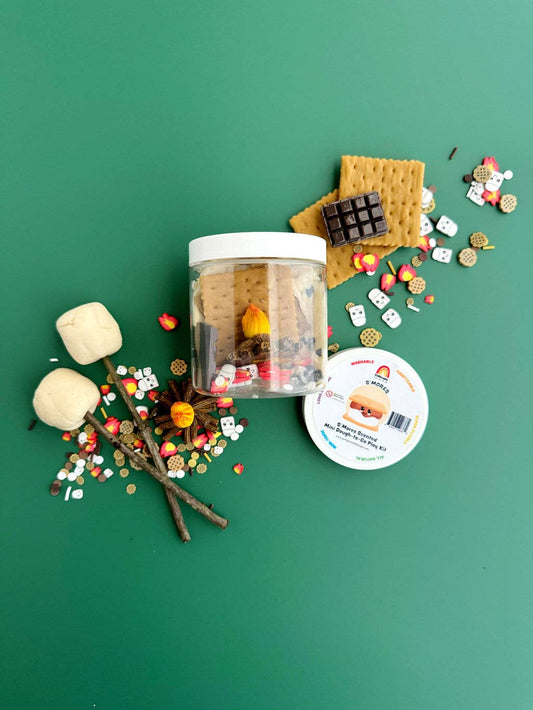 Earth Grown KidDoughs (KidDoughs by EGKD) - S'mores Play Dough-To-Go Kit