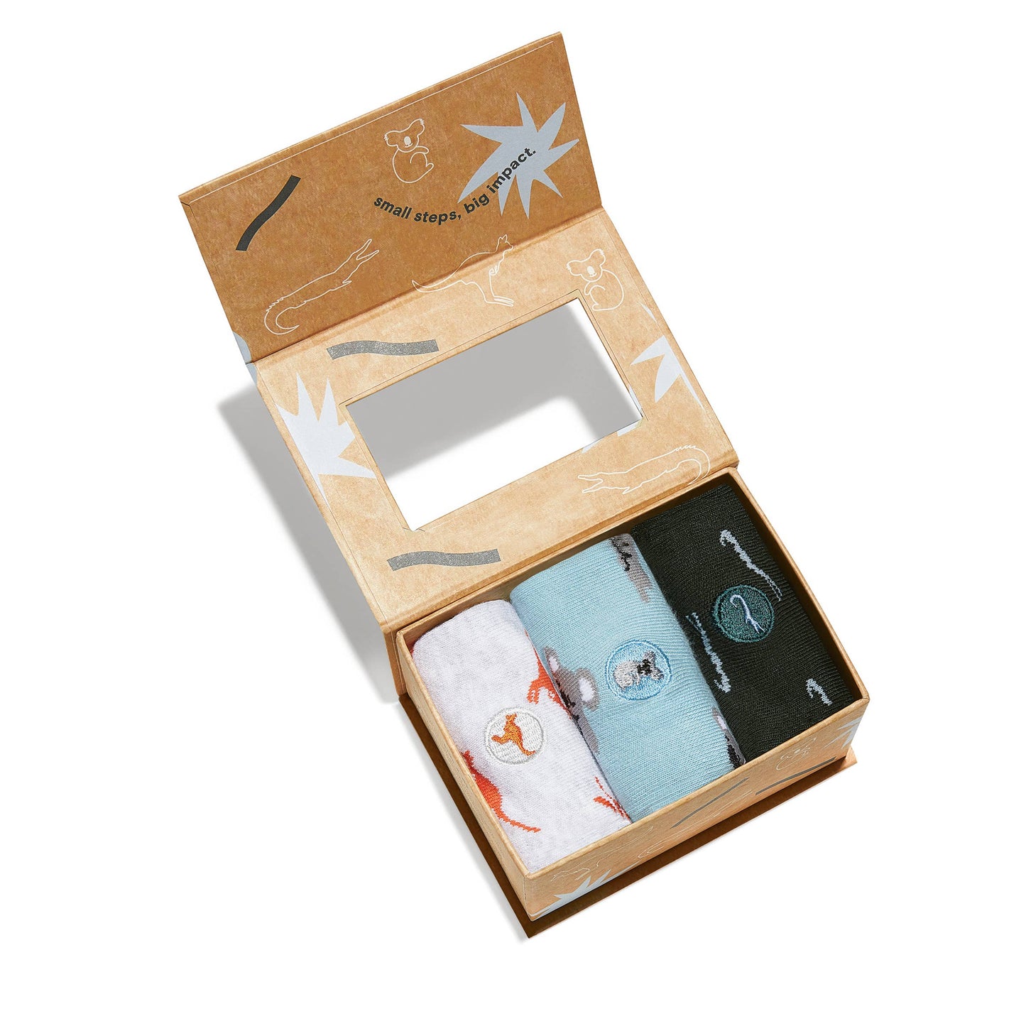 Conscious Step - Boxed Set Kids Socks that Protect Animals