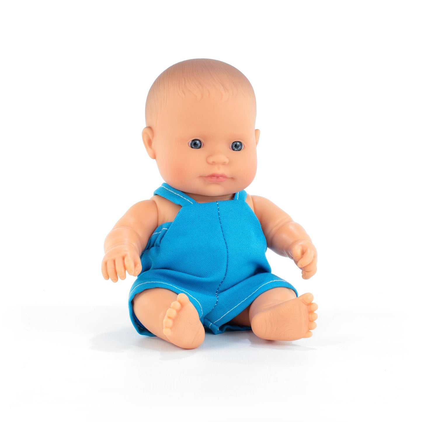 Miniland Educational - Baby Doll Caucasian Baby Boy Doll - 8 1/4''