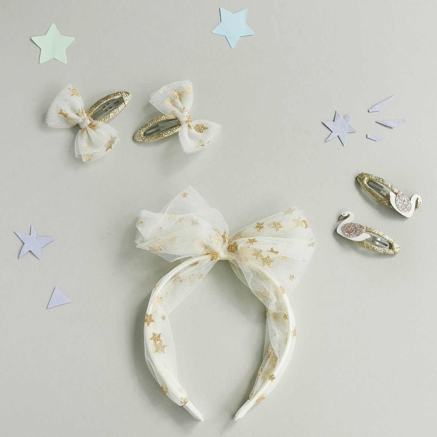 Rockahula Kids - Wish Upon A Star Tulle Bow Clips