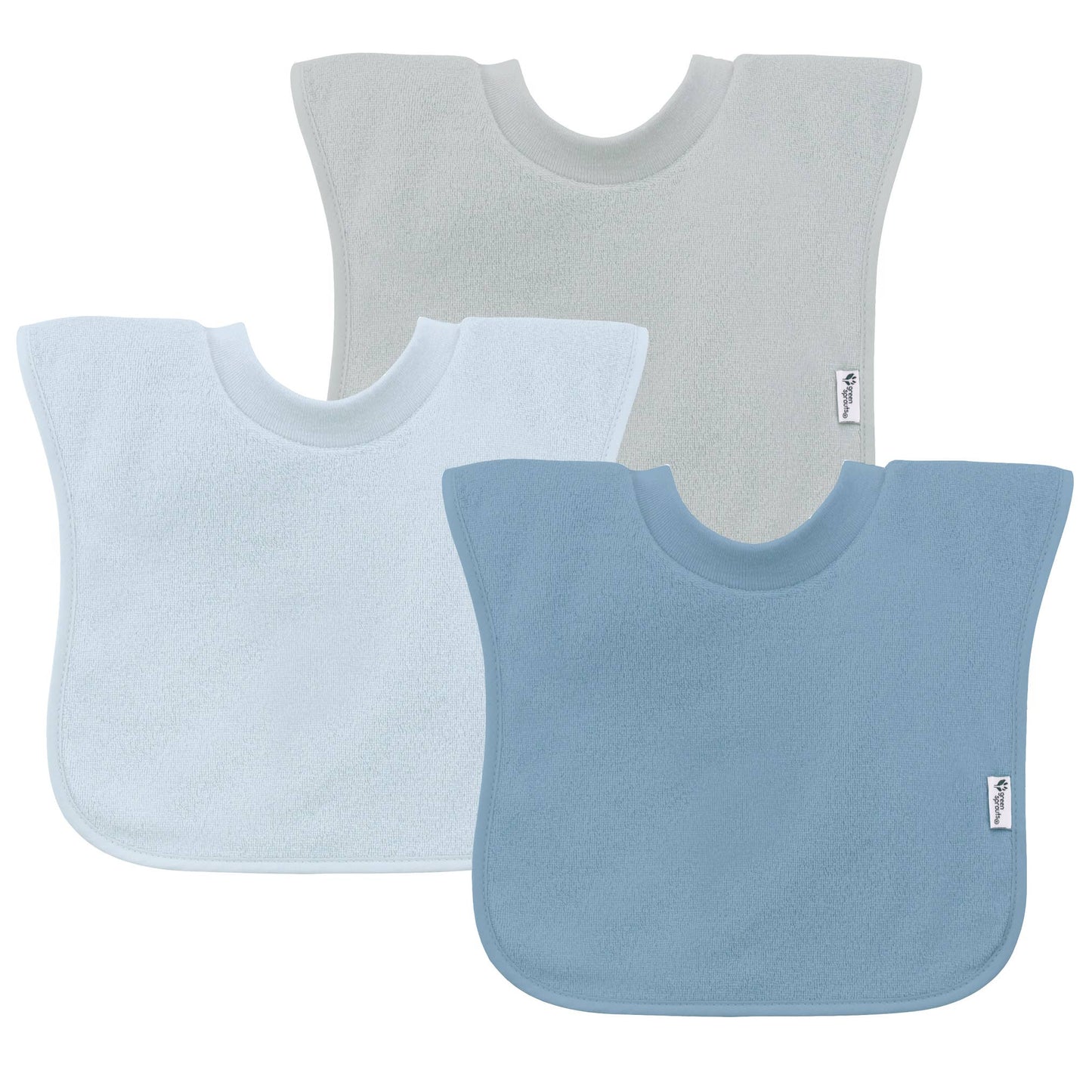 Green Sprouts - Stay-Dry Pull-Over Bibs (3pk)