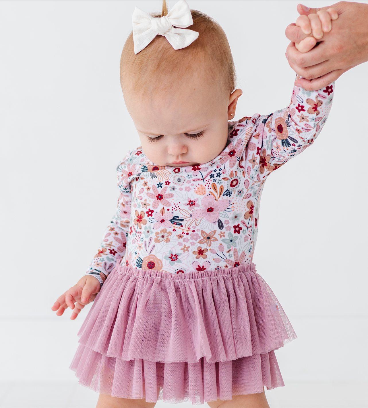 Bird & Bean® - Baby Bamboo Tulle Bodysuit -Fall Clothing Blossom Christmas