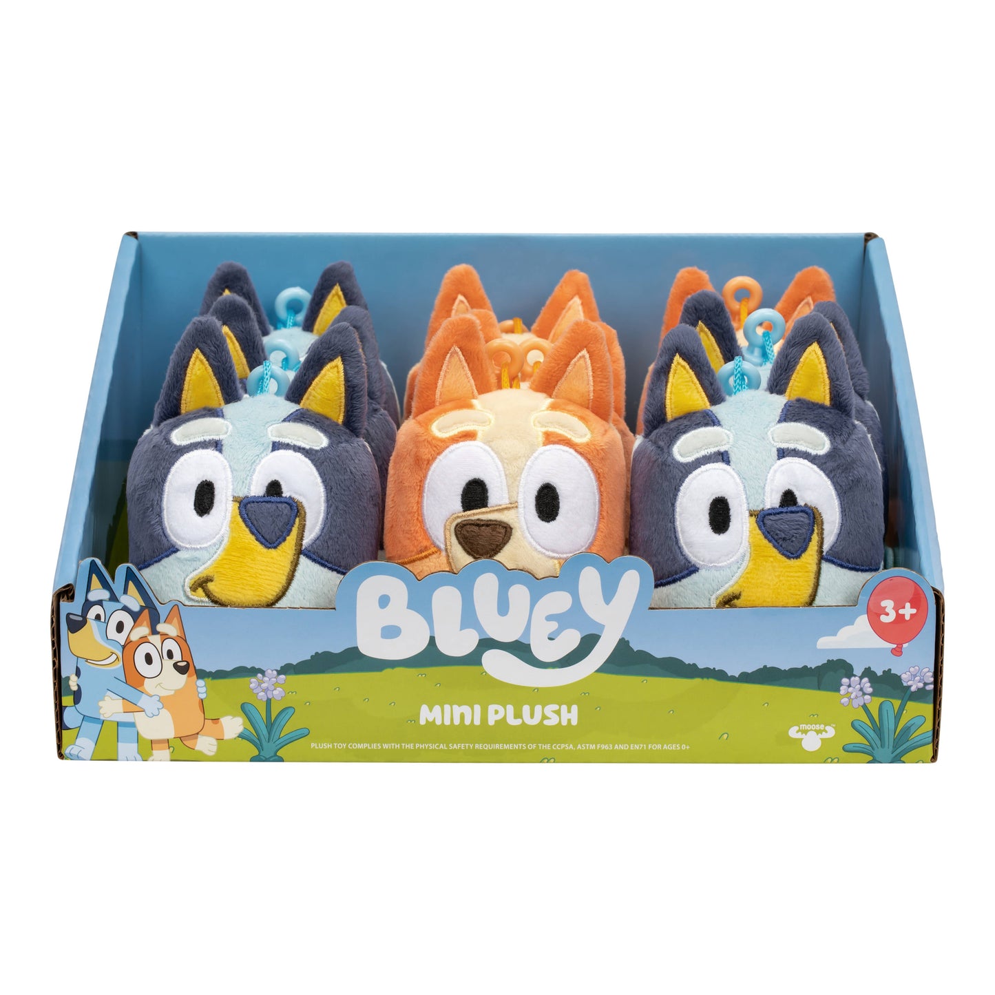 Toysmith - Moose Toys Bluey Mini Plush