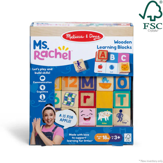 Melissa and Doug:  Ms. Rachel Wooden Blocks and Activity Cards