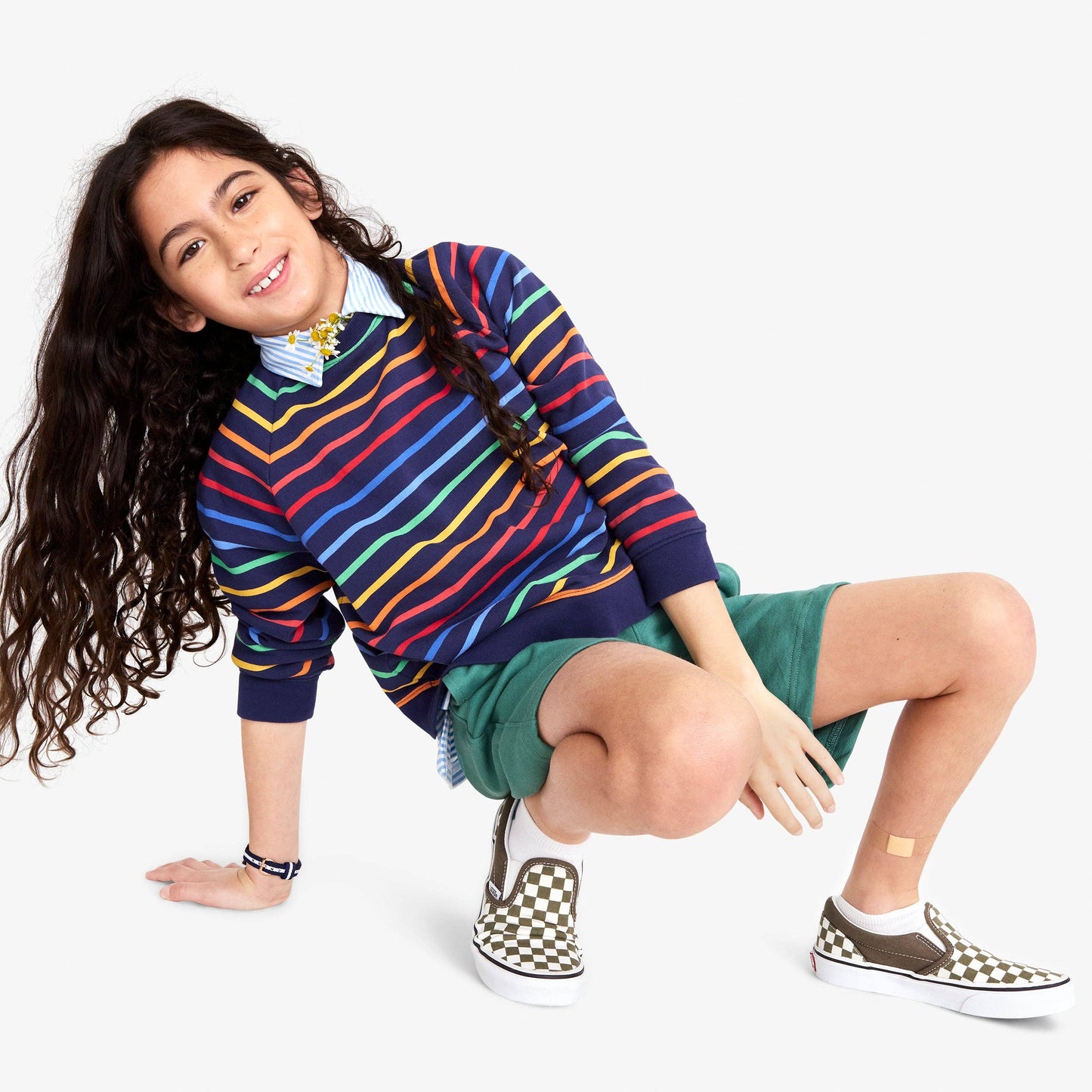 Primary - Sweatshirt In Sunrise Rainbow Stripe