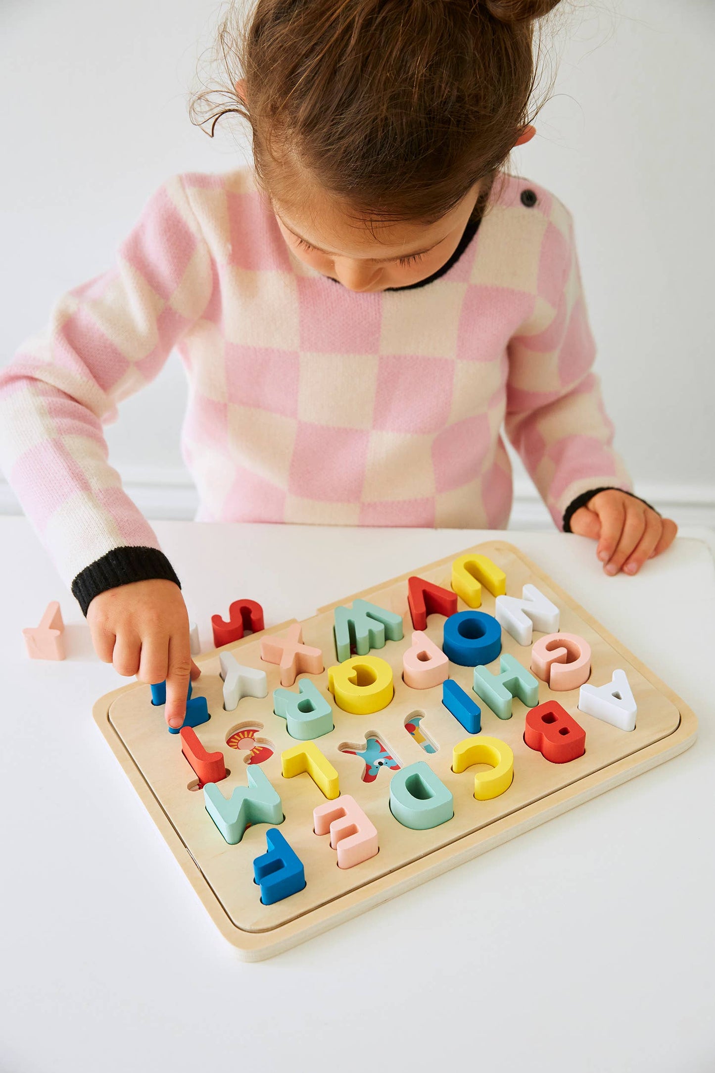 Chronicle Books - Wooden Multi-Language Alphabet Tray Puzzle