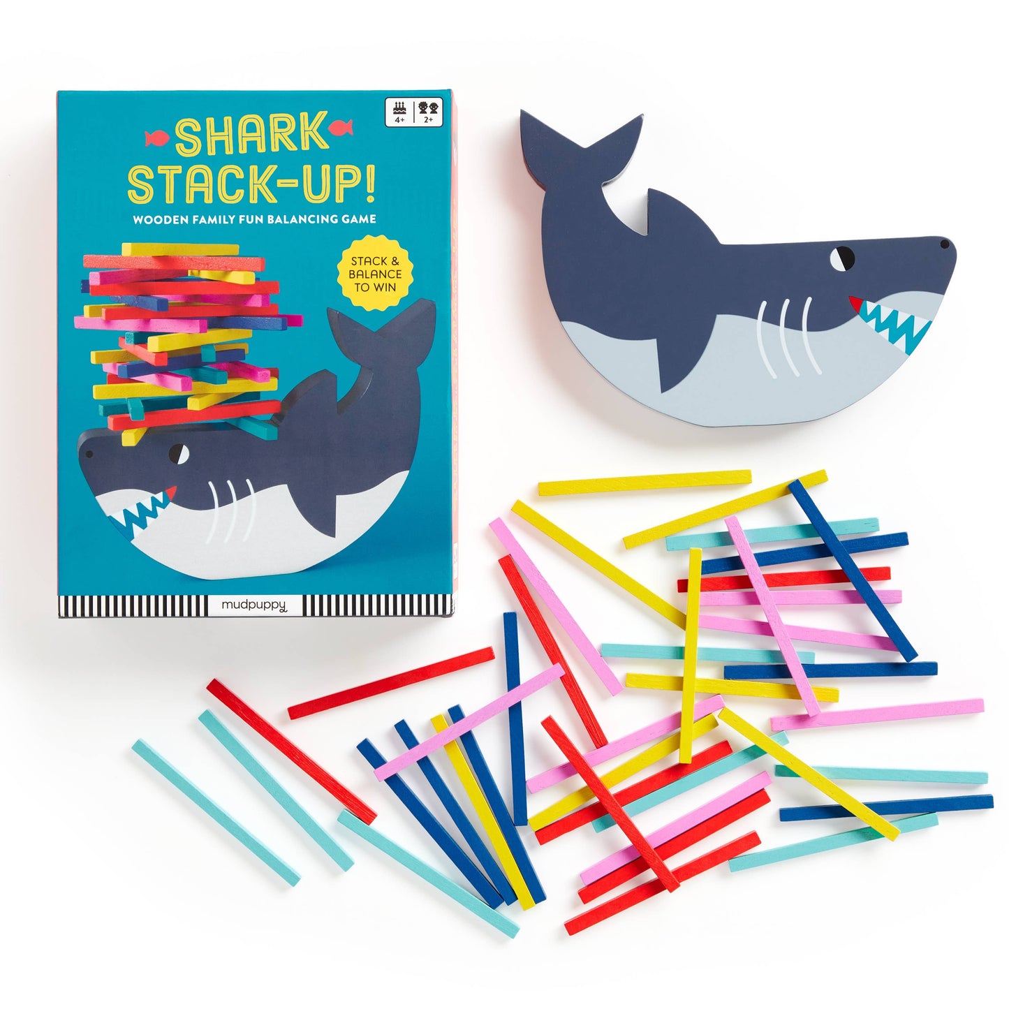 Chronicle Books - Shark Stack-up! Wooden Balancing Game