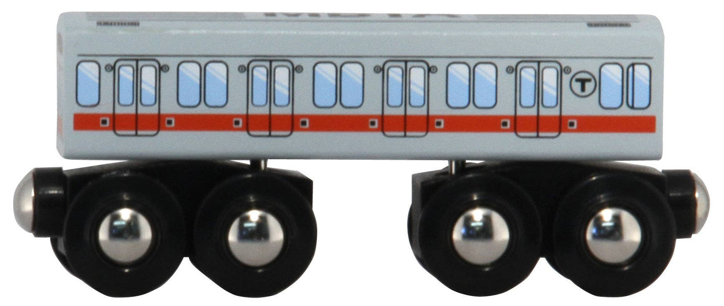 MBTAgifts - Boston MBTA Red Line Wooden Toy Train