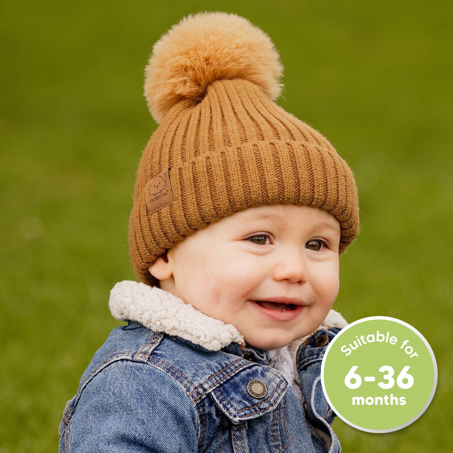 KeaBabies - KeaBabies 2-Pack Pom Knitted Beanie