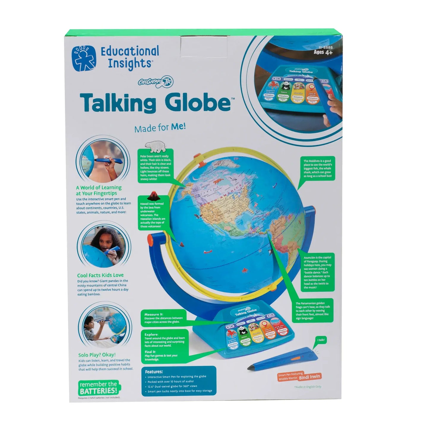 Learning Resources - Geosafari® Jr. Talking Globe™