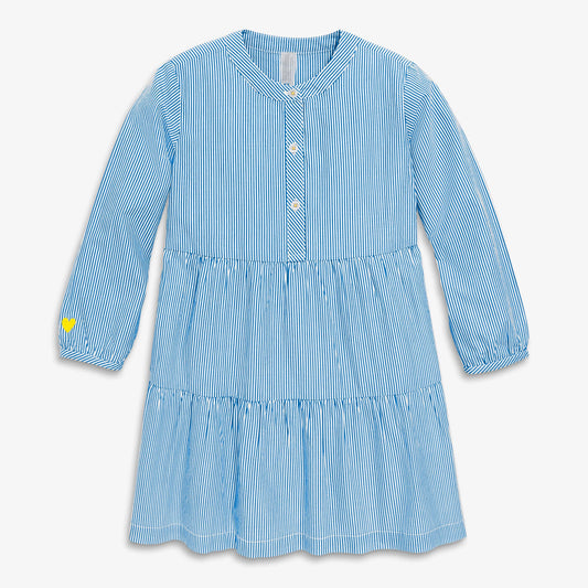 Primary - Tiered Dress In Stripe