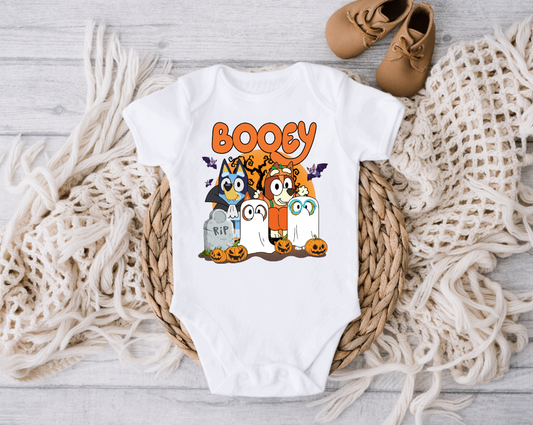 AvaryMaeInspirations - Booey Halloween Baby Onesie, Bluey Unisex Bodysuit