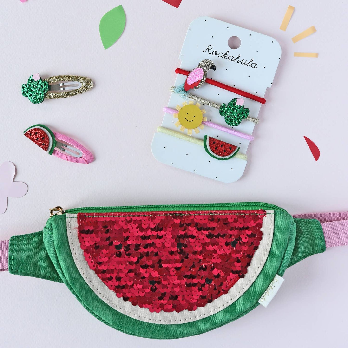 Rockahula Kids - Glitter Cactus and Watermelon Clips