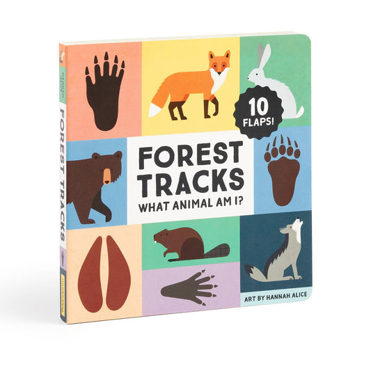 Forest Tracks: What Animal Am I? Lift-the-Flap Book