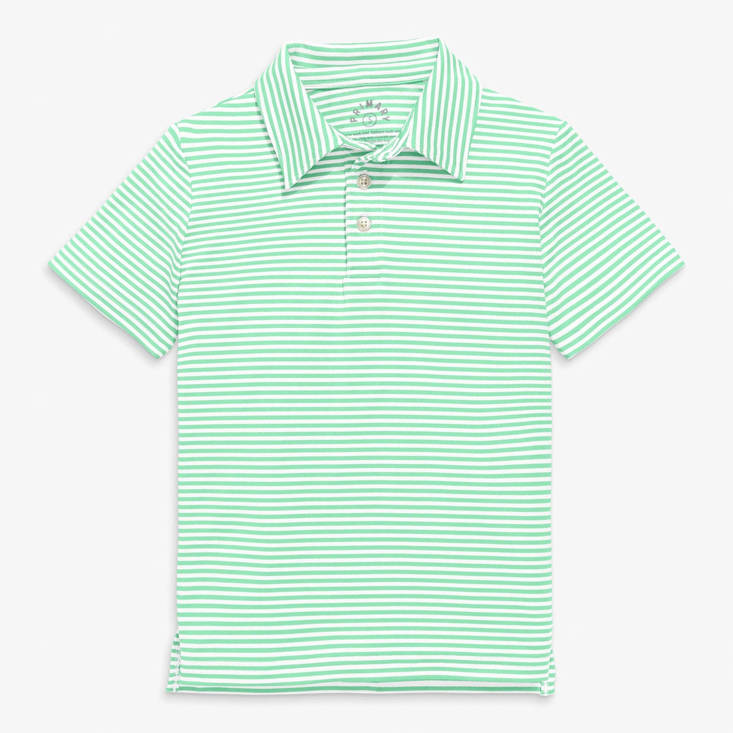 Primary - Short Sleeve Flexknit Polo In Mini Stripe