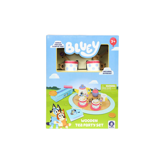 Toysmith - Moose Toys Bluey Wooden Tea Set