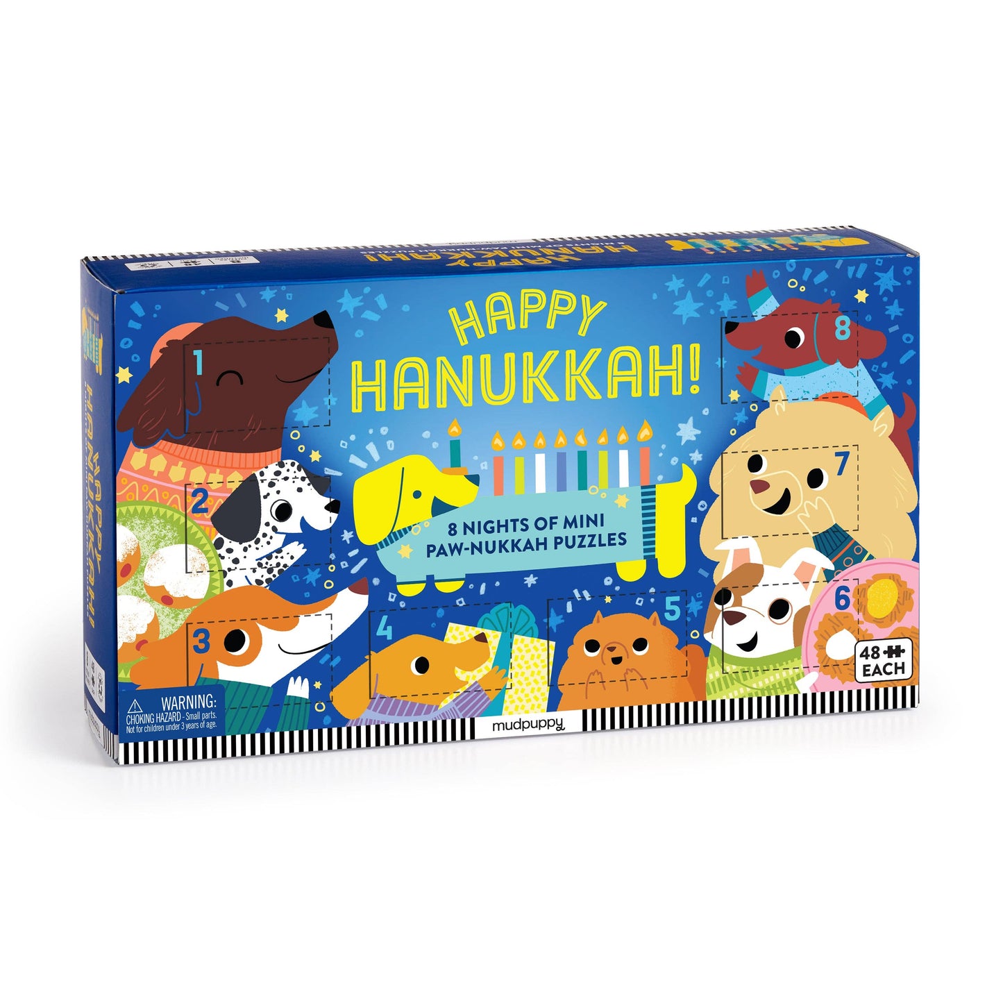 Chronicle Books - Happy Hanukkah! Countdown Puzzle Set