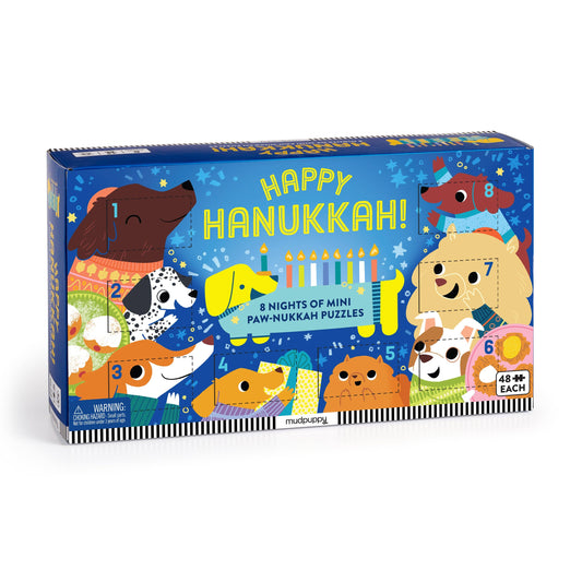 Chronicle Books - Happy Hanukkah! Countdown Puzzle Set