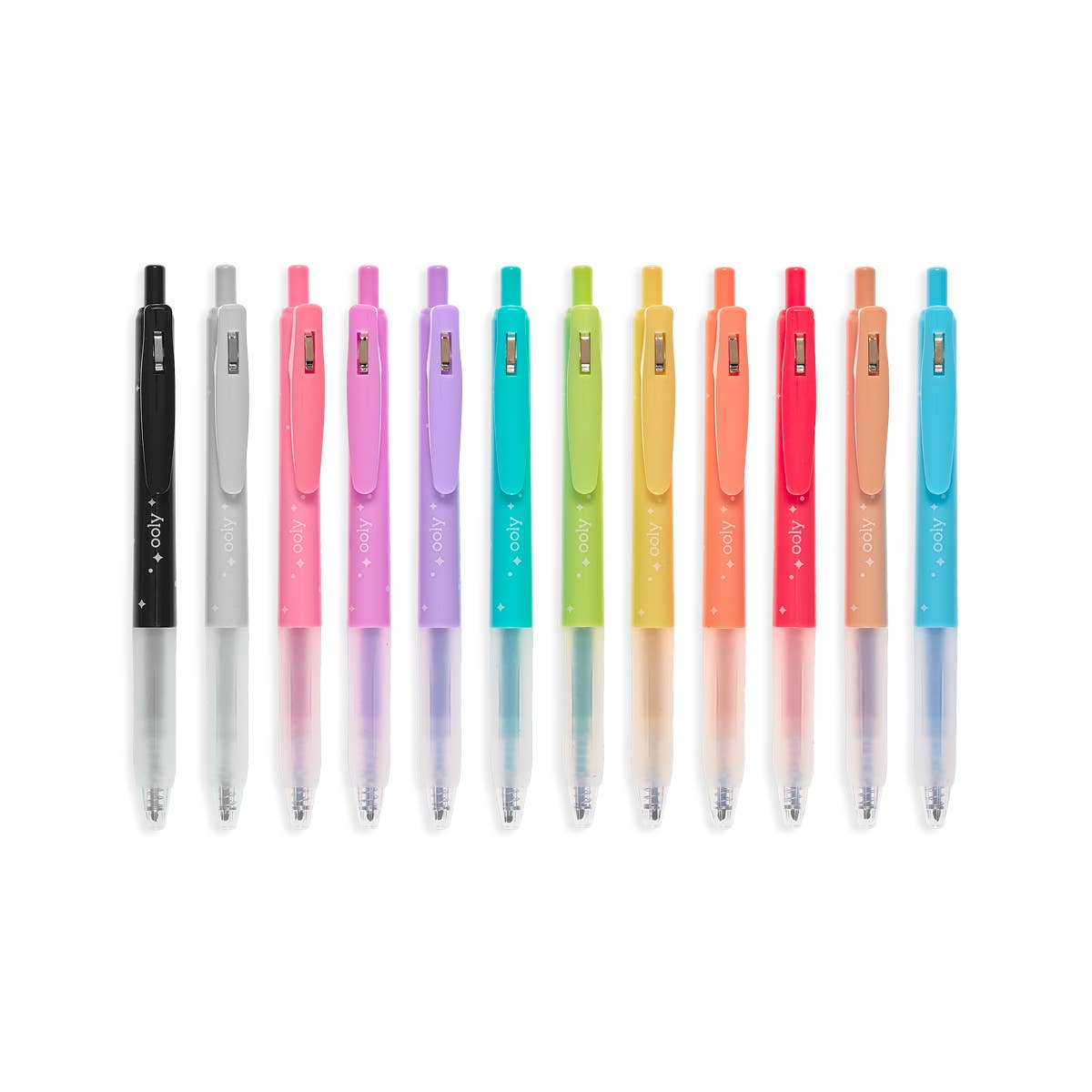 OOLY - Oh My Glitter! Retractable Glitter Gel Pens - Set of 12