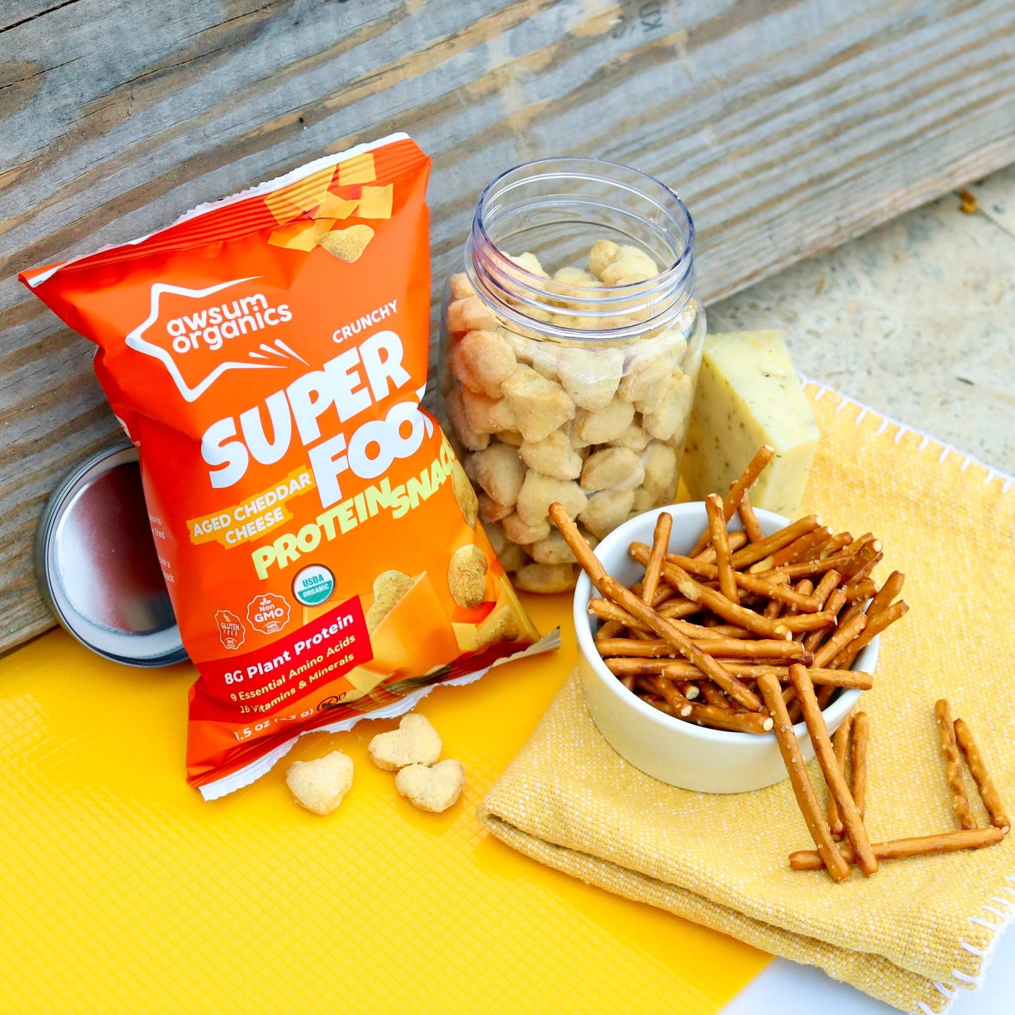 Awsum Snacks - Awsum Organics Zesty Chili Lime Superfood Protein Snacks