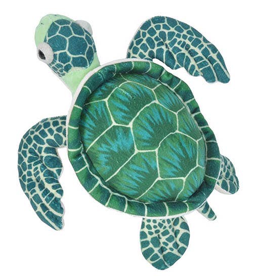 Wild Republic - Stuffed Animal 8" - Mini Green Sea Turtle