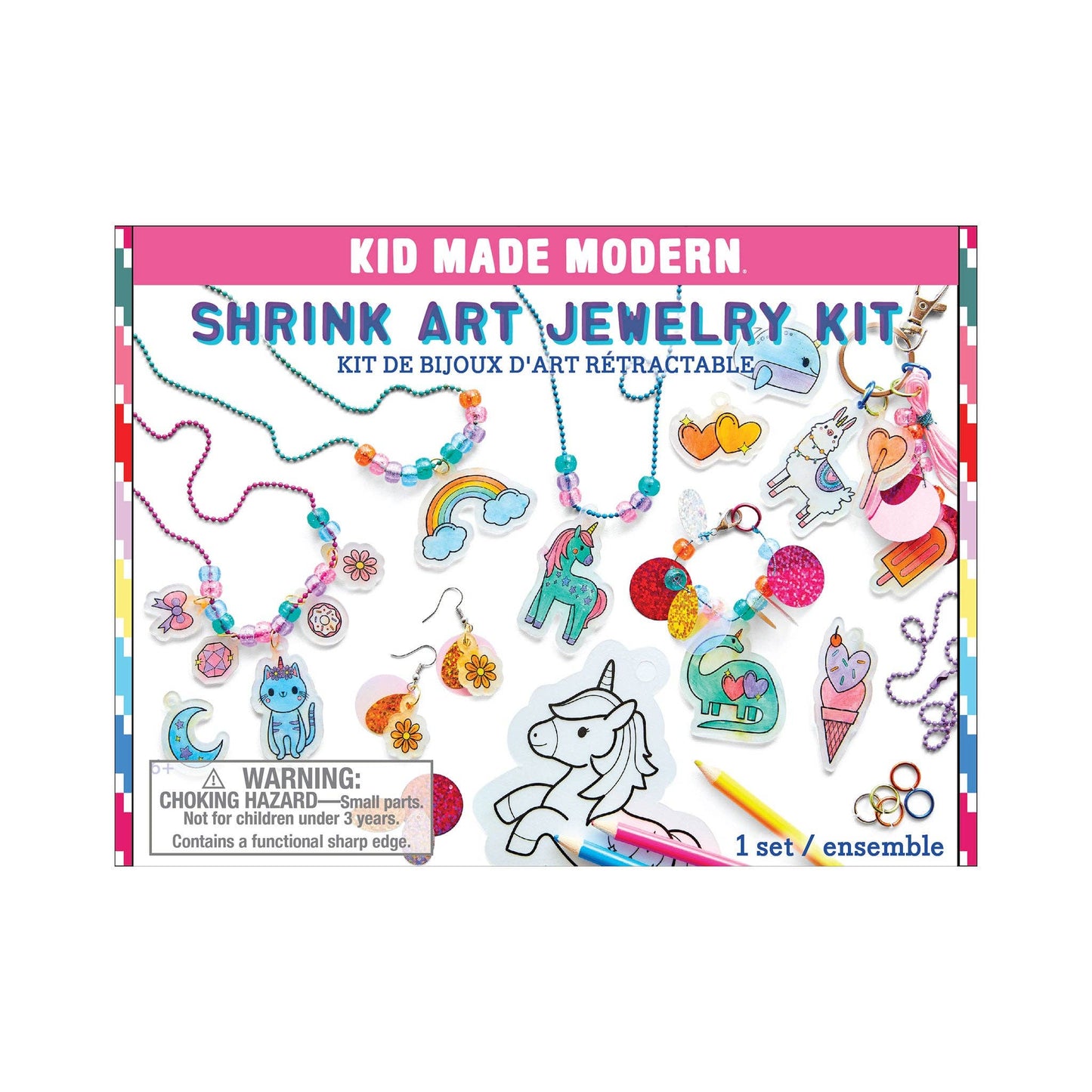 Kid Made Modern - Shrink Art Jewelry Kit