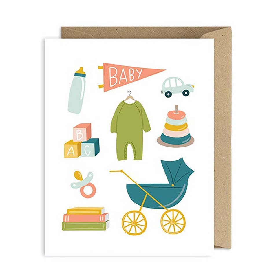 Pippi Post - Baby Illustrations Greeting Card