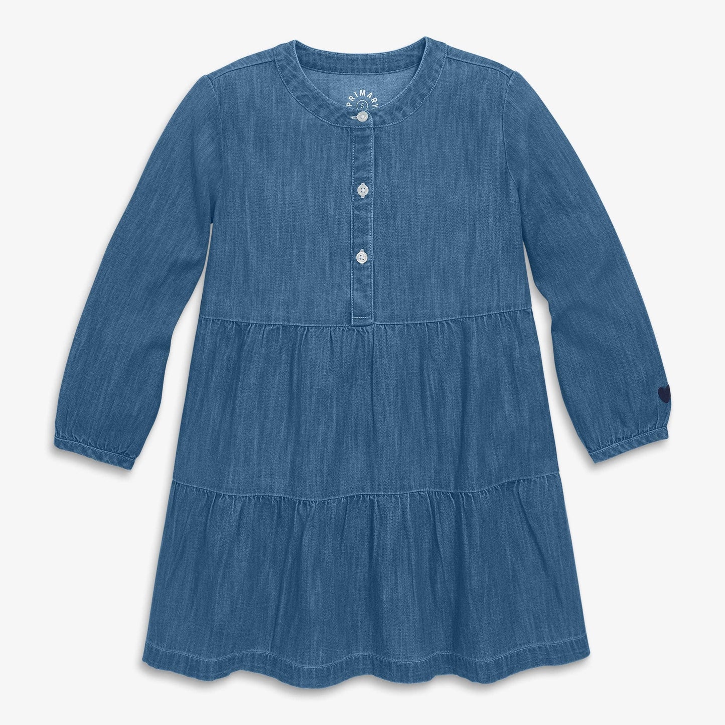 Primary - Chambray Tiered Dress