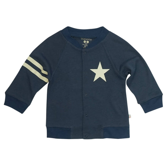 Babysoy - All Star Varsity Bomber Jacket - Indigo