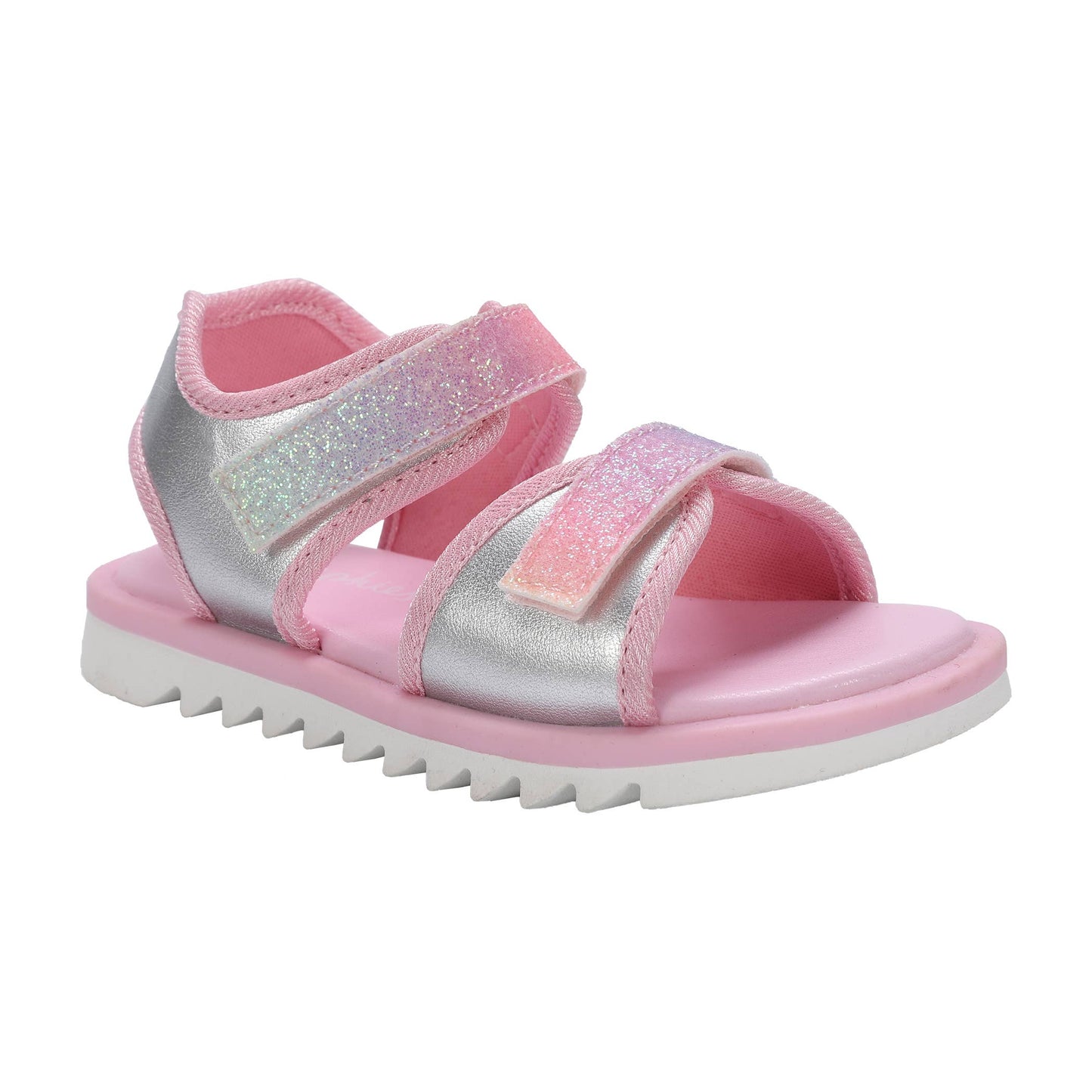 Oomphies - Lydia Silver Kids Sandal