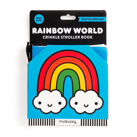 Chronicle Books - Rainbow World Crinkle Fabric Stroller Book