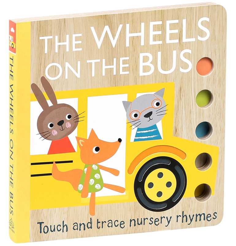 Simon & Schuster - Touch and Trace Nursery Rhymes: The Wheels on the Bus by