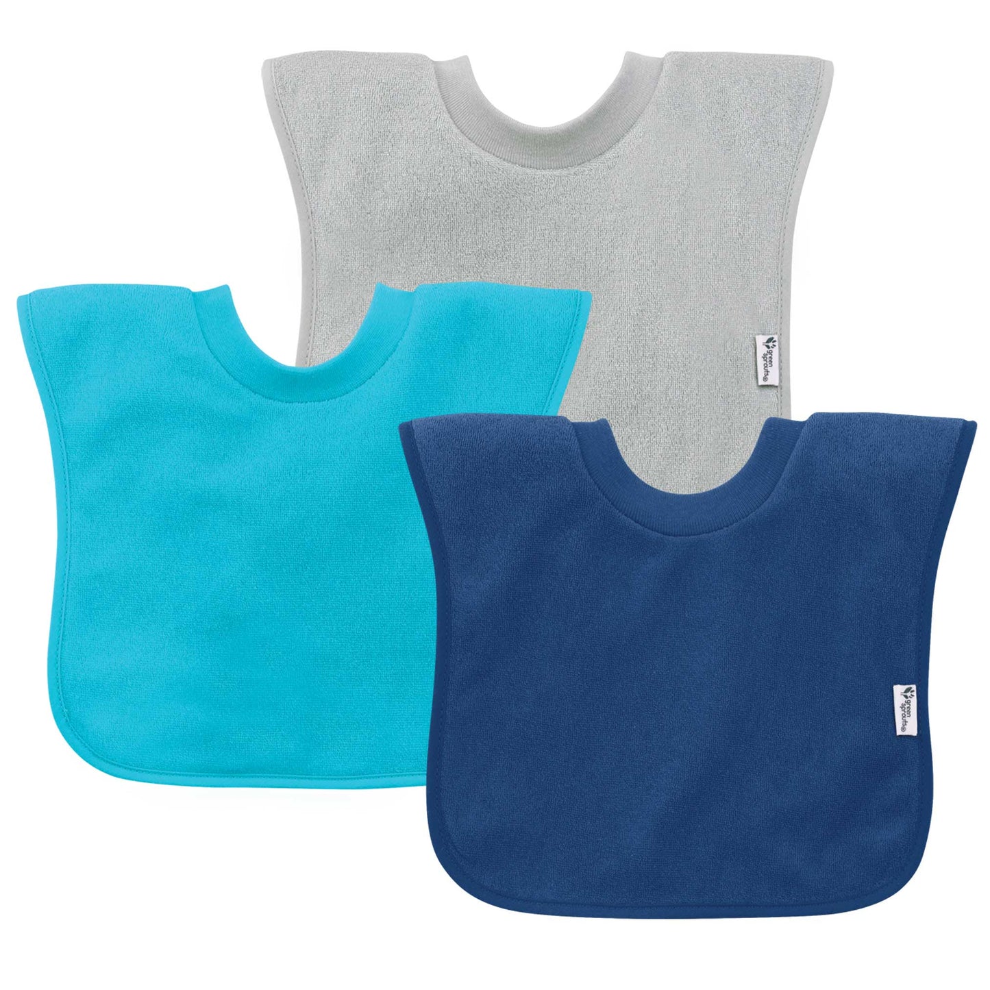 Green Sprouts - Stay-Dry Pull-Over Bibs (3pk)