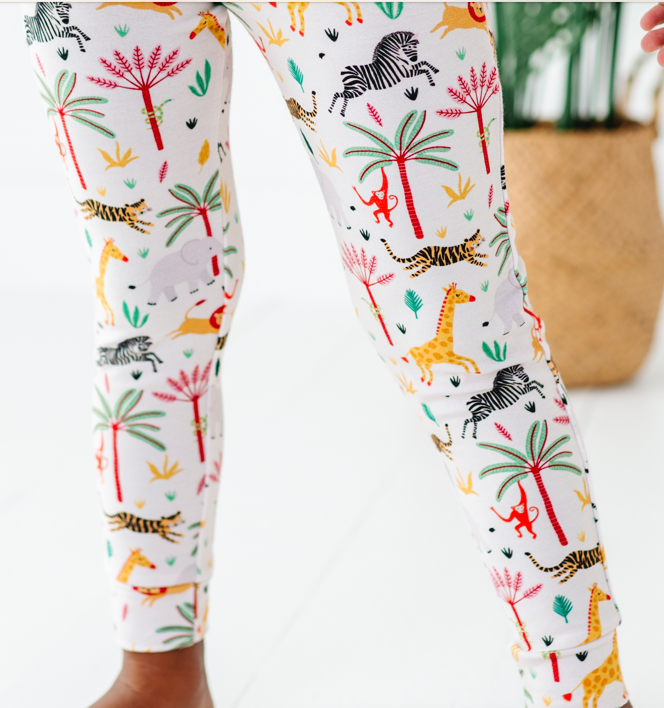 Bird & Bean® - Kids Bamboo Pajamas - Safari