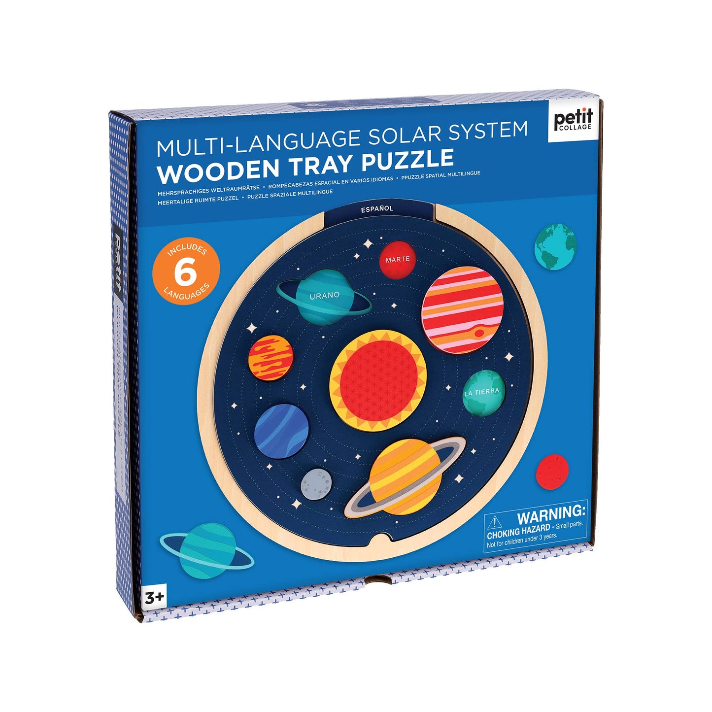 Chronicle Books - Multi-Language Solar System Wooden Tray Puzzle