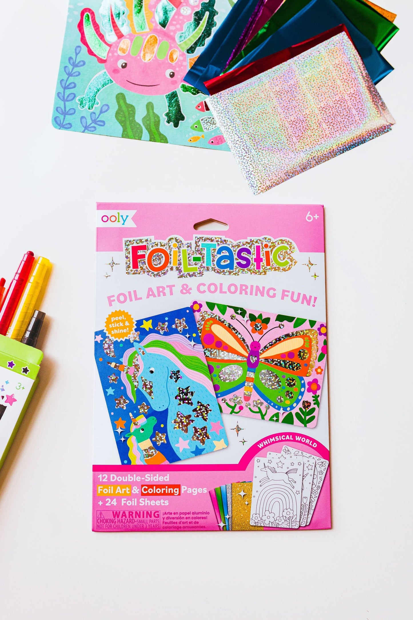 OOLY - Foil-tastic Foil Art Kit: Whimsical World