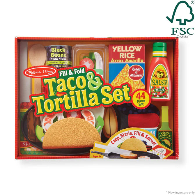 Melissa and Doug:  Fill & Fold Taco & Tortilla Set