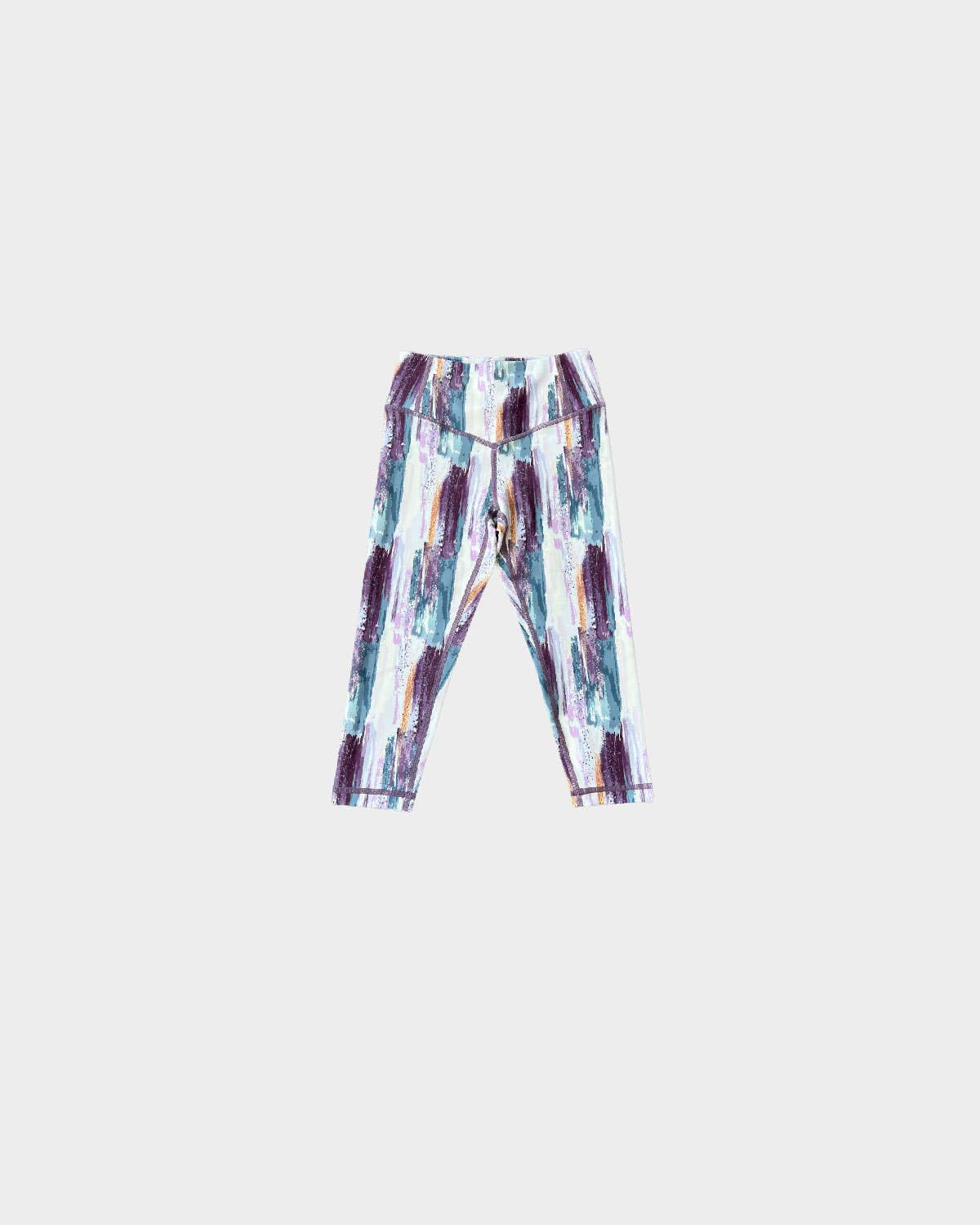babysprouts clothing company - S24 D1: Athletic Capri Leggings in Grape Sparkle