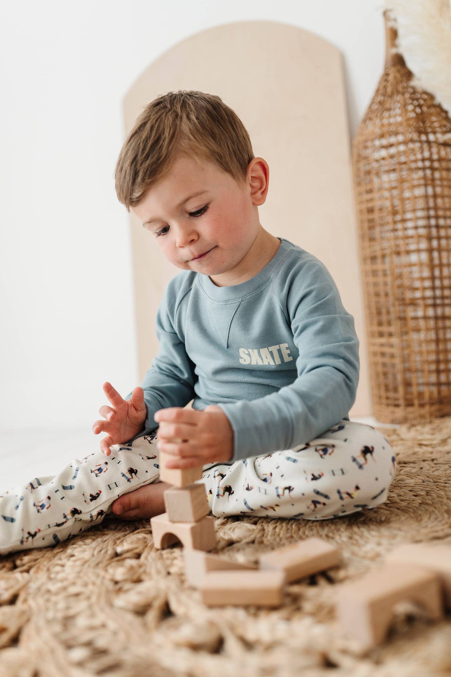 Babysprouts - Raglan Sweatshirt in Skate