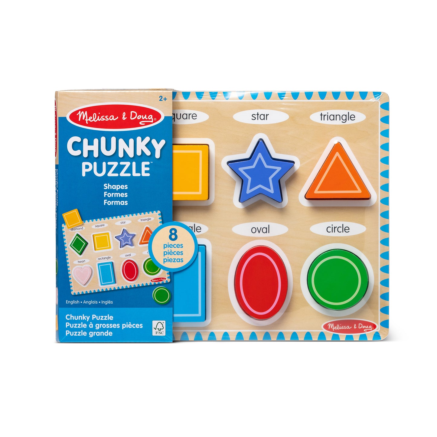 Shapes Chunky Puzzle - 8 Pieces