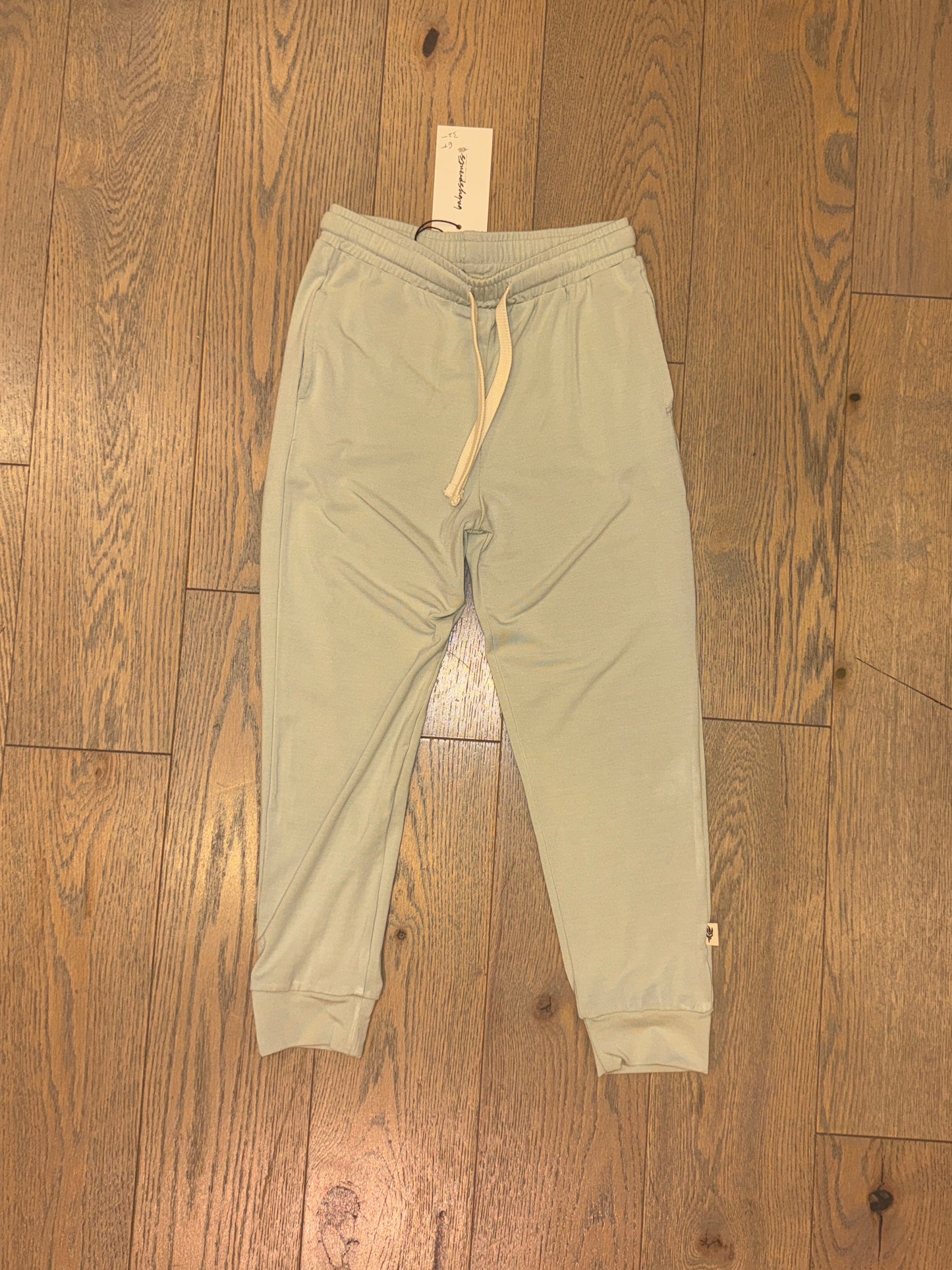 Babysprouts - Bamboo Joggers - Pale Green