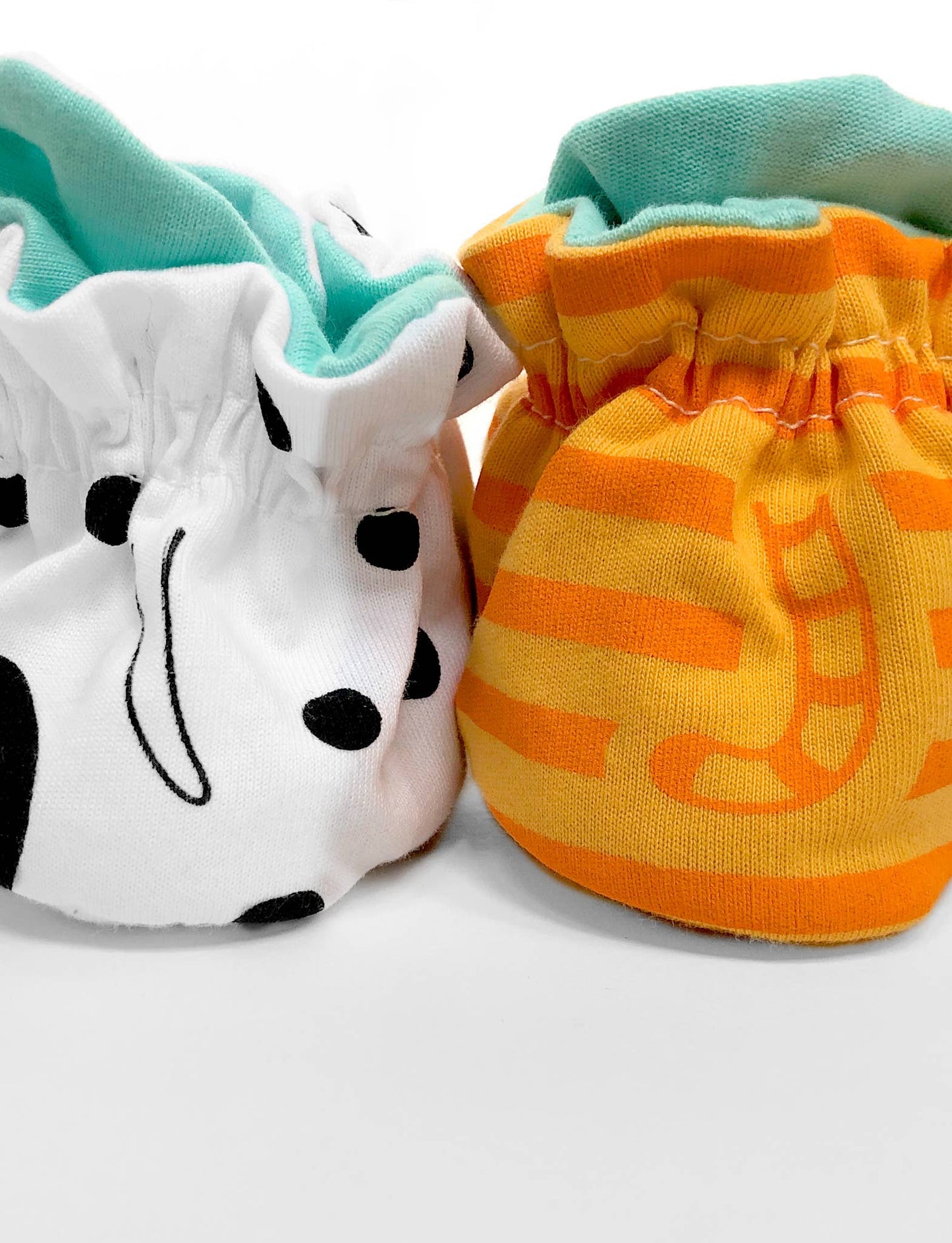 Pals Socks - Kitten & Puppy Non-Slip Mismatched Baby Booties