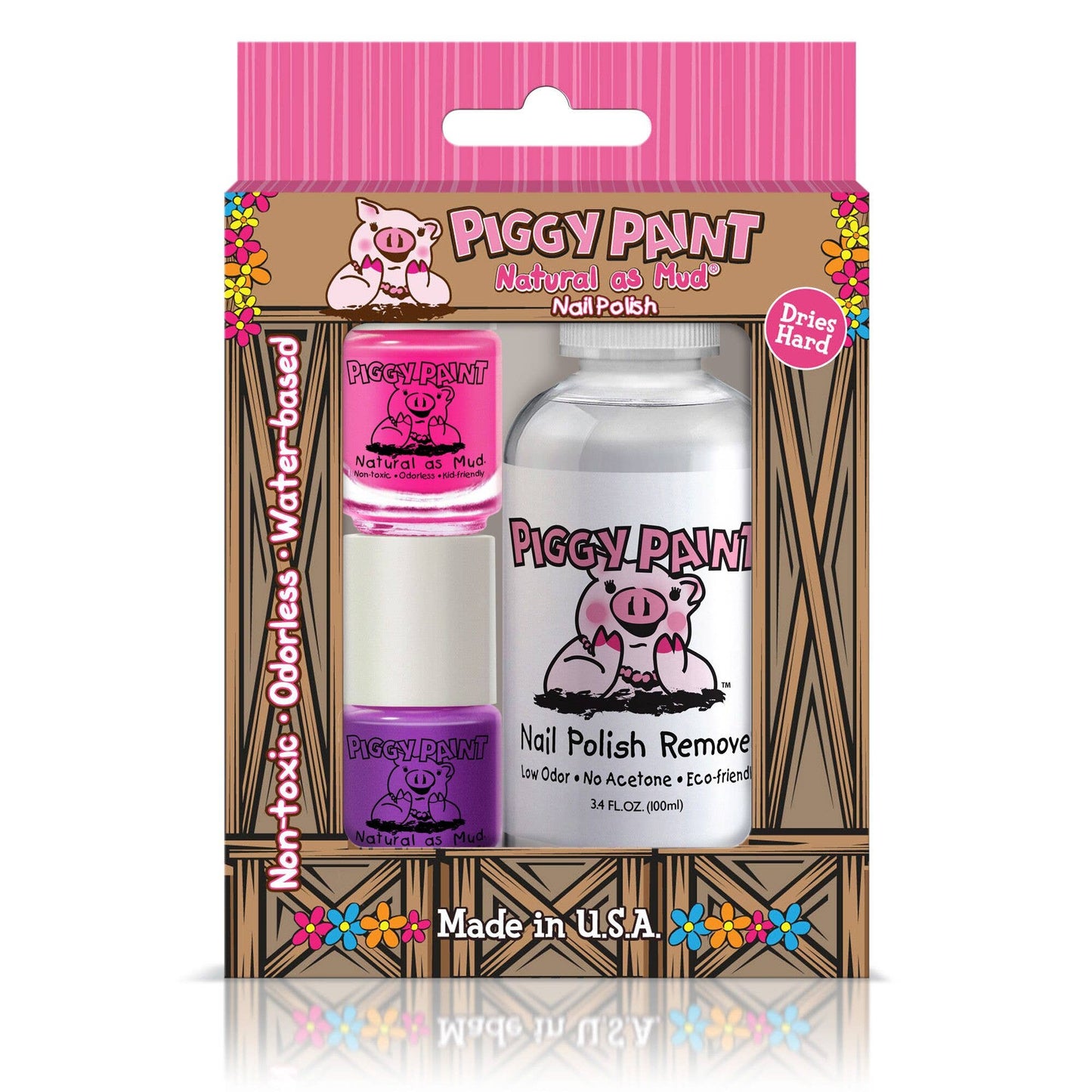 Piggy Paint - 2 Polish And Remover Box Set