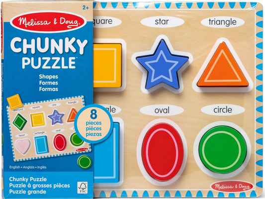 Shapes Chunky Puzzle - 8 Pieces