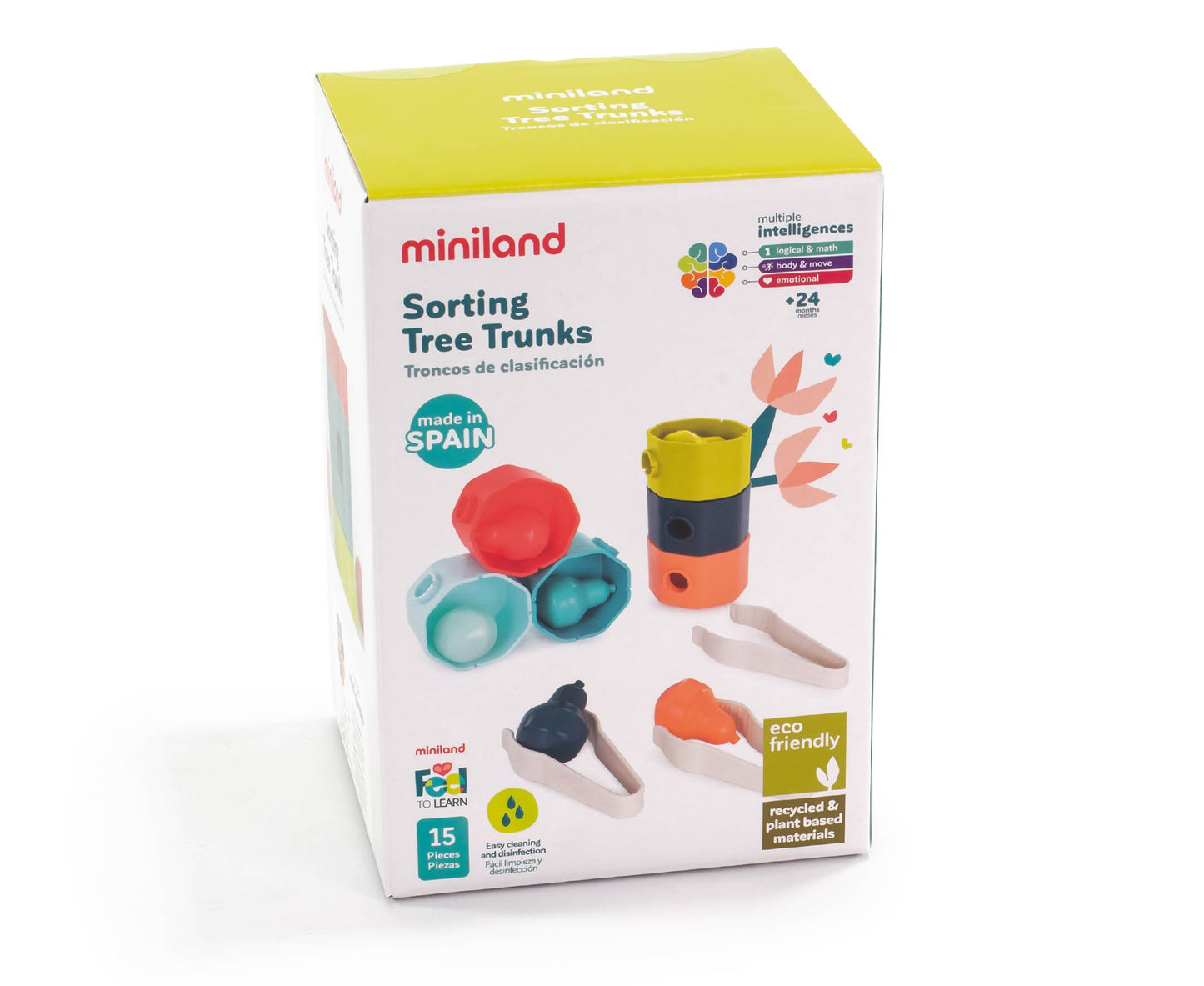 Miniland Educational - Feel to Learn: Sorting tree trunks