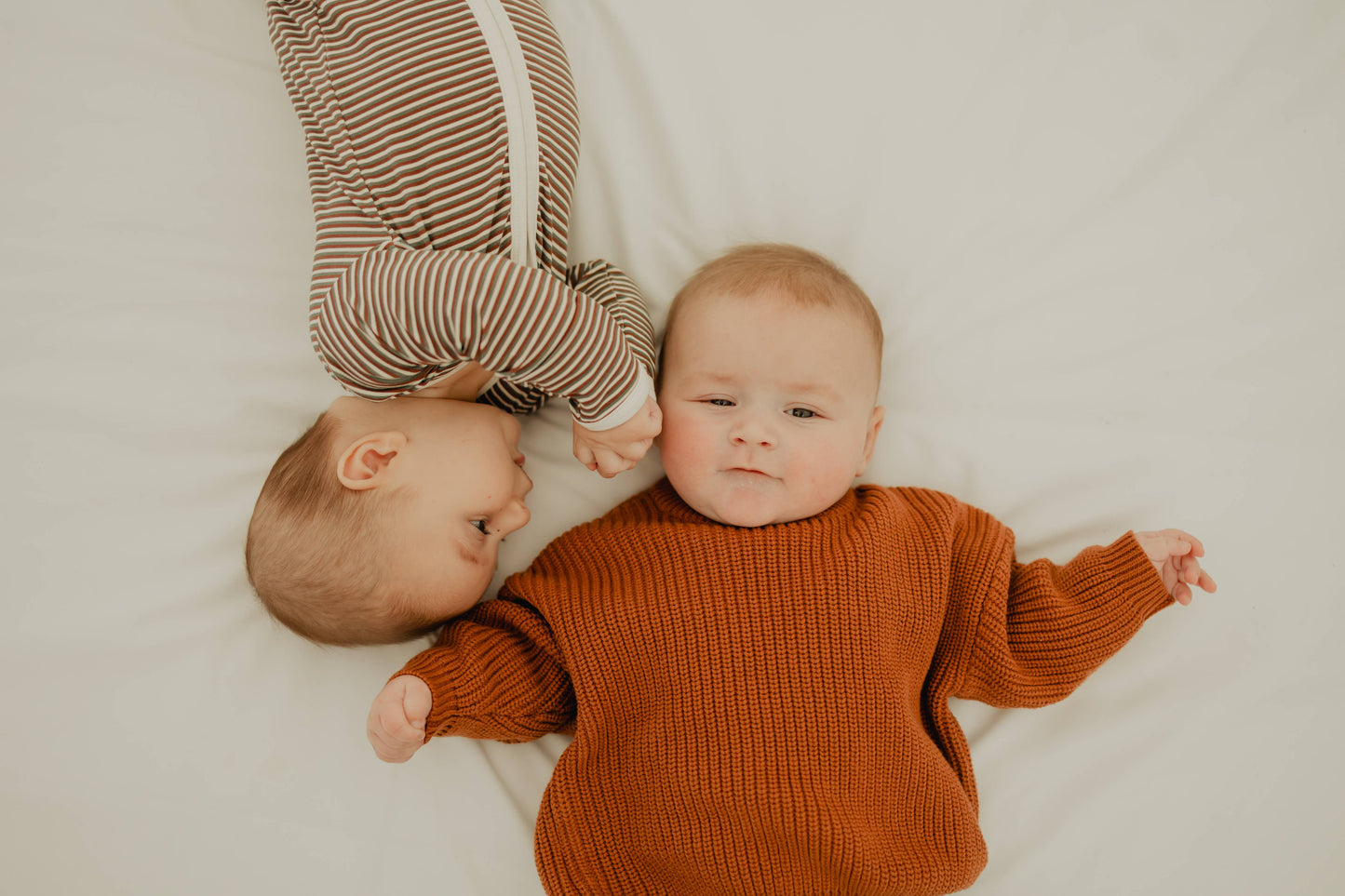 Babysprouts - Chunky Knit Sweater in Rust