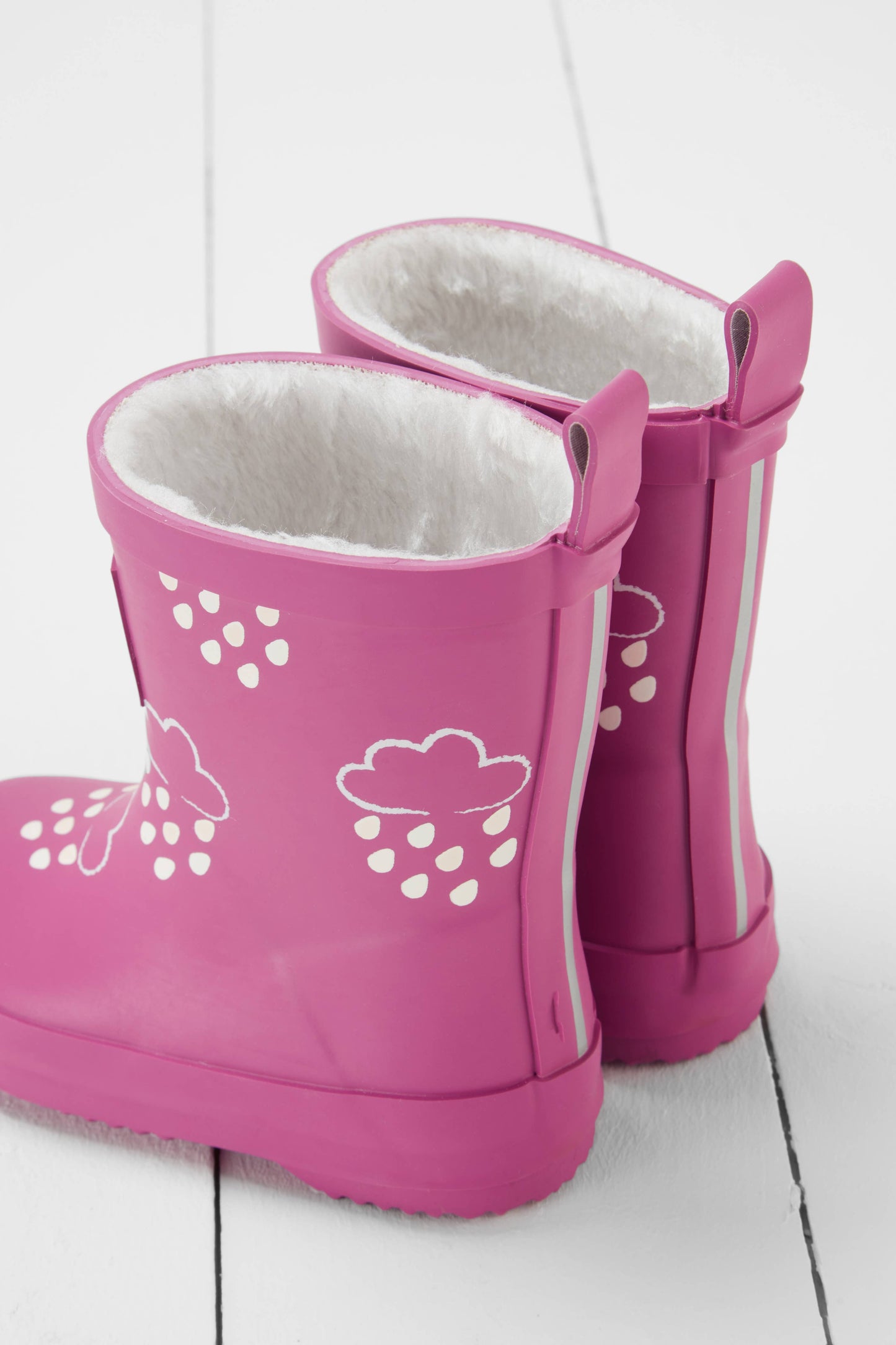 Grass & Air - Colour Changing Kids Wellies - Orchid Pink